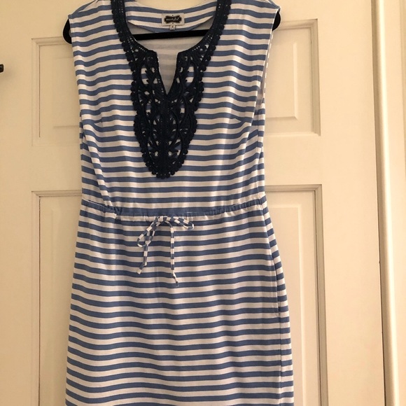 Mud Pie Jersey Stripe Dress - Picture 3 of 8